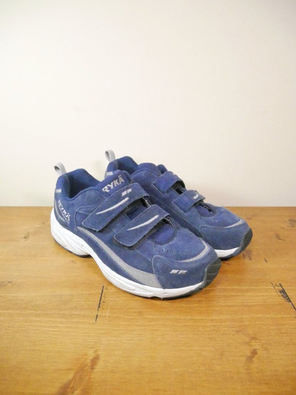 Ryka Sport Walker Comfort Shoes Easy On & Off Suede Walking Womens Sz 8 W